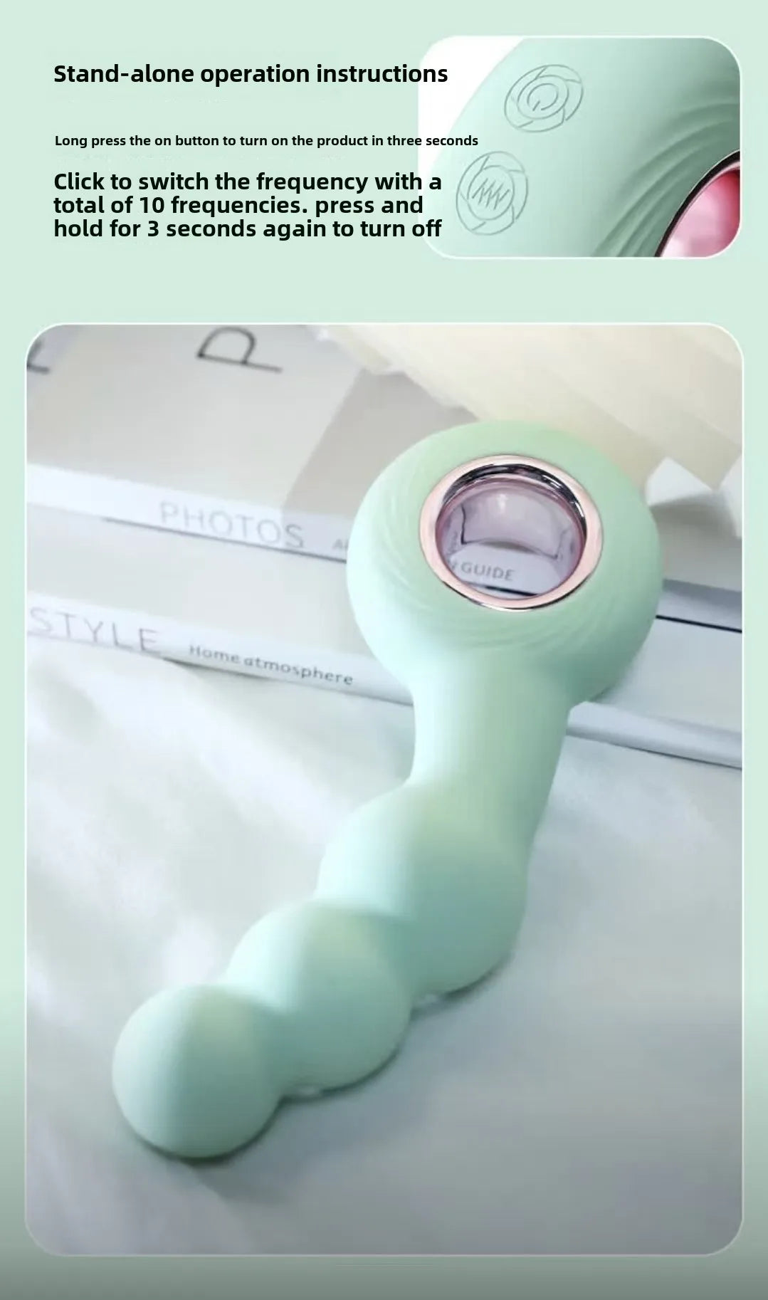 FlexRod – Unisex G-Spot & Prostate Pleasure Wand with Pull Ring & Anal Beads