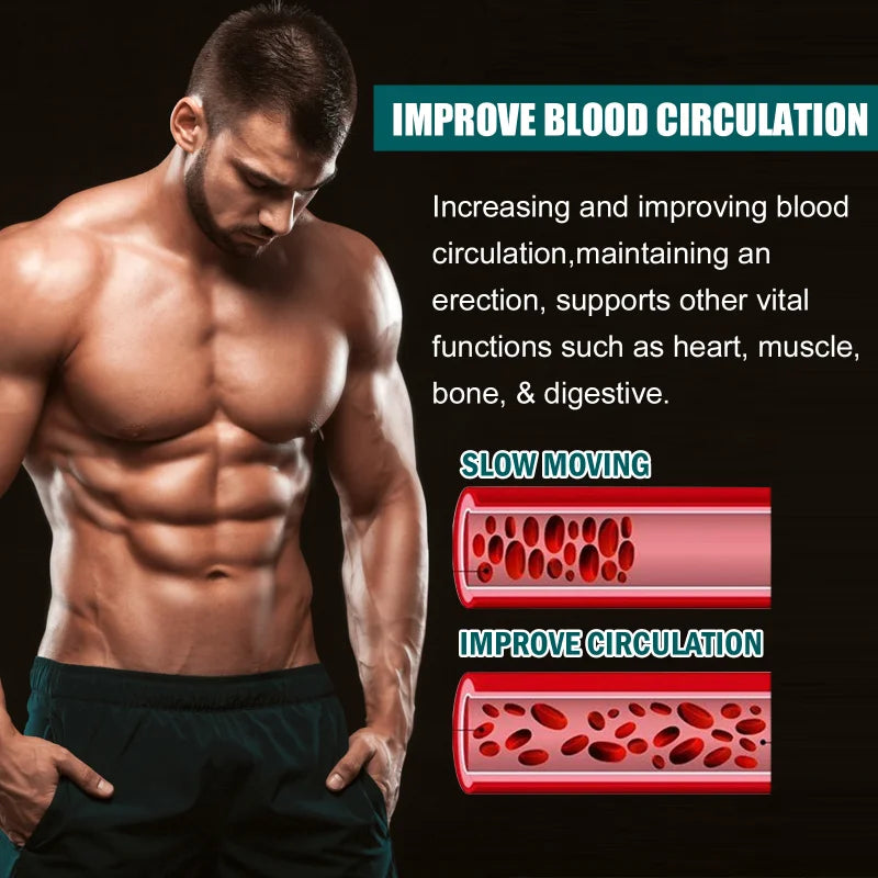 Men’s Performance Massage Oil – External Application Formula for Vitality, Confidence & Endurance