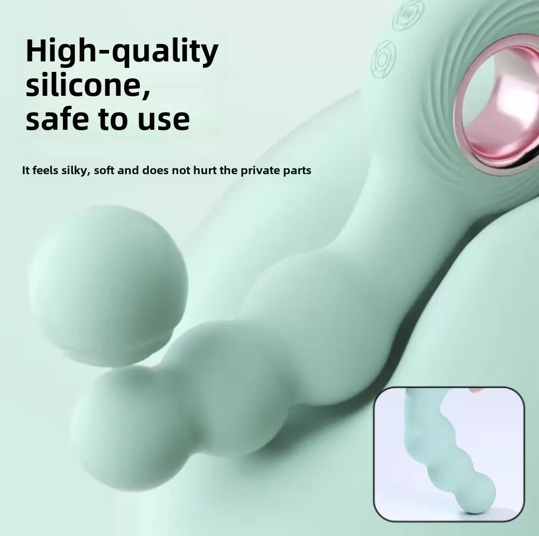 FlexRod – Unisex G-Spot & Prostate Pleasure Wand with Pull Ring & Anal Beads