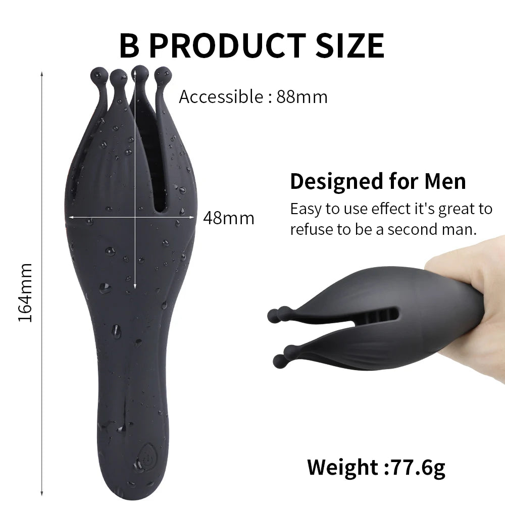 Automatic Tongue Licking Masturbator – Glans Stimulator & Stamina Training Toy for Men