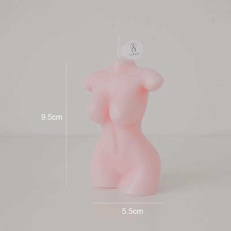 Busty Female Body Scented Candle – Artistic Decorative Candle for Home, Photography & Gifts
