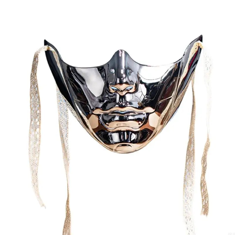 Mechanical Beauty Masquerade Mask – Aesthetic Half-Face Mask for Halloween, Cosplay & Parties