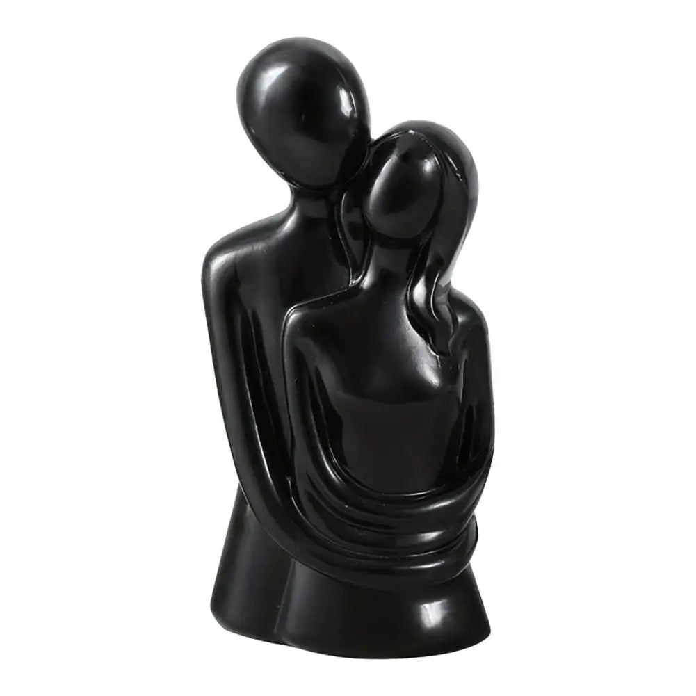Embrace Couple Statue – Nordic Resin Figurine | Romantic Home Decor for Living Room, Bedroom & Office