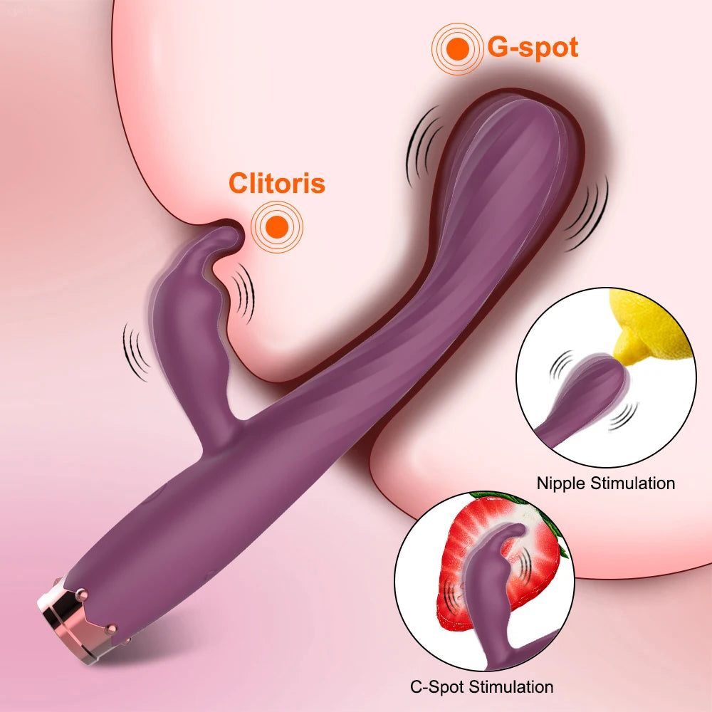 BlissBunny – Beginner G-Spot & Clitoral Rabbit Vibrator for Women