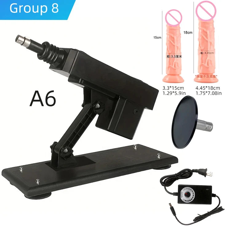 ThrustMaster Love Machine – Powerful Linear Thrusting Device with Realistic Dildo Deep Strokes. Endless Power. Pure Satisfaction.