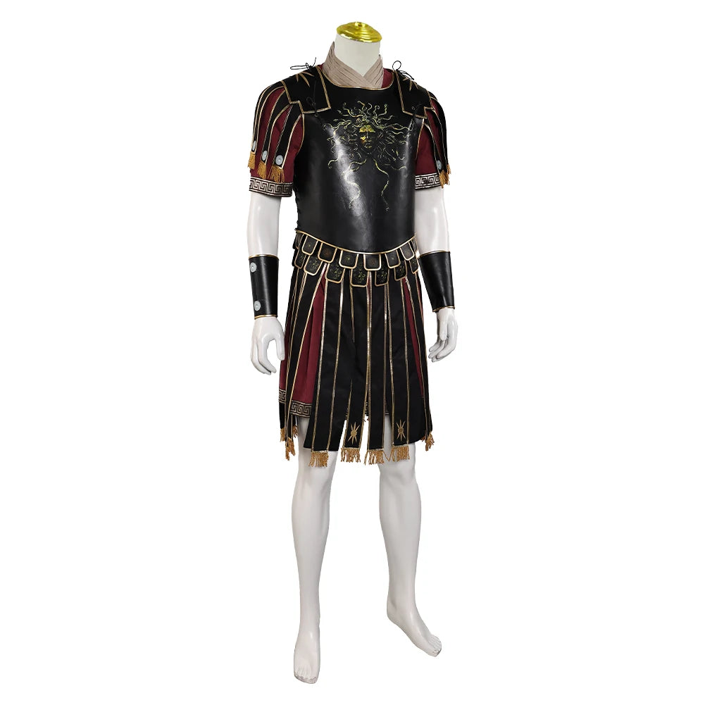 Gladiator Marcus Acacius Cosplay Costume – Knight Warrior Fantasy Outfit for Men