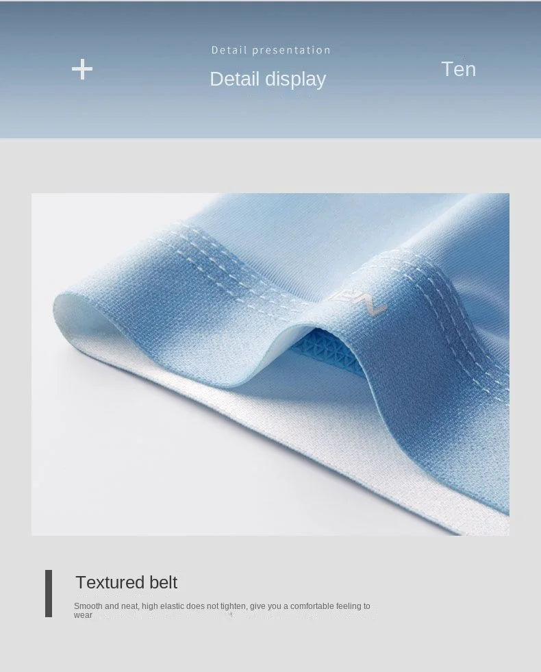 Stay Cool & Sexy – 4PCS Men’s Ice Silk Boxers