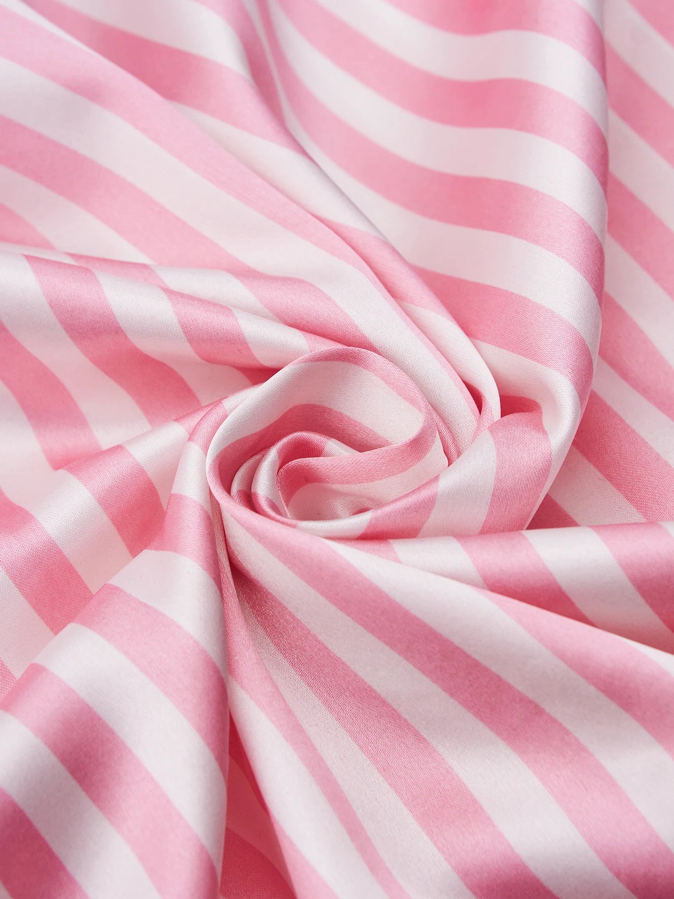 Classic Striped Satin Pajama Set