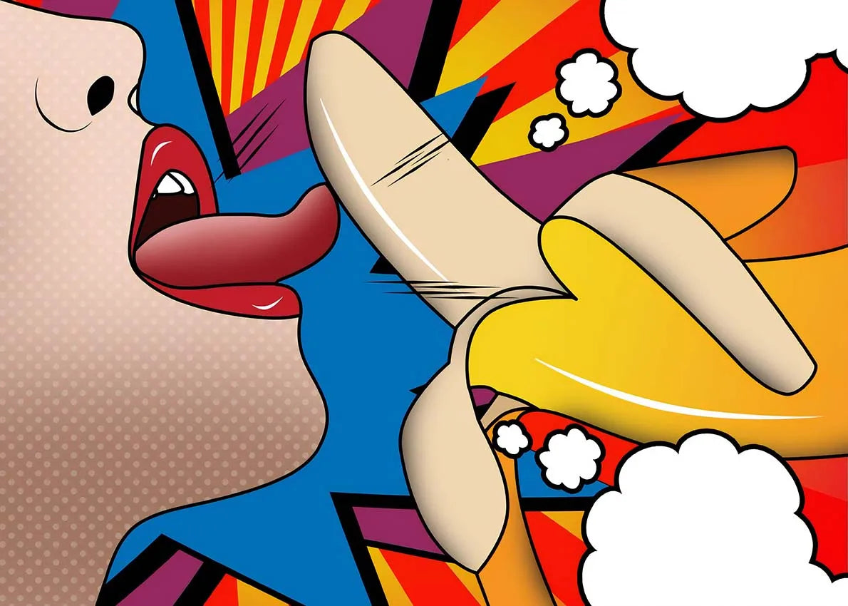 Fiery Femmes – Abstract Pop Art Canvas