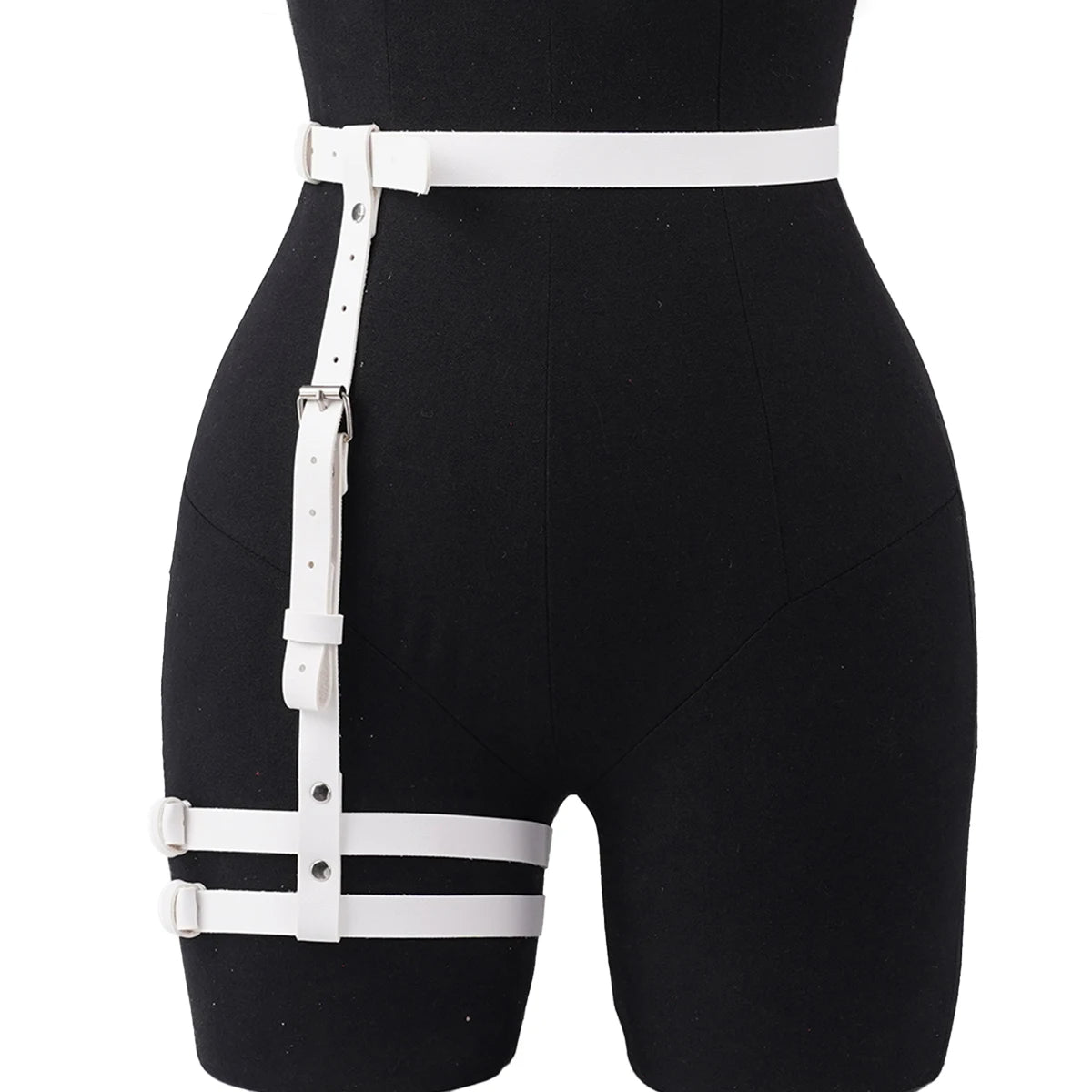 Women Fashion Belt street style Casual Decoration Thigh Belts Cool Punk Side Belts Womens Gothic Waistband Clothing Accessories