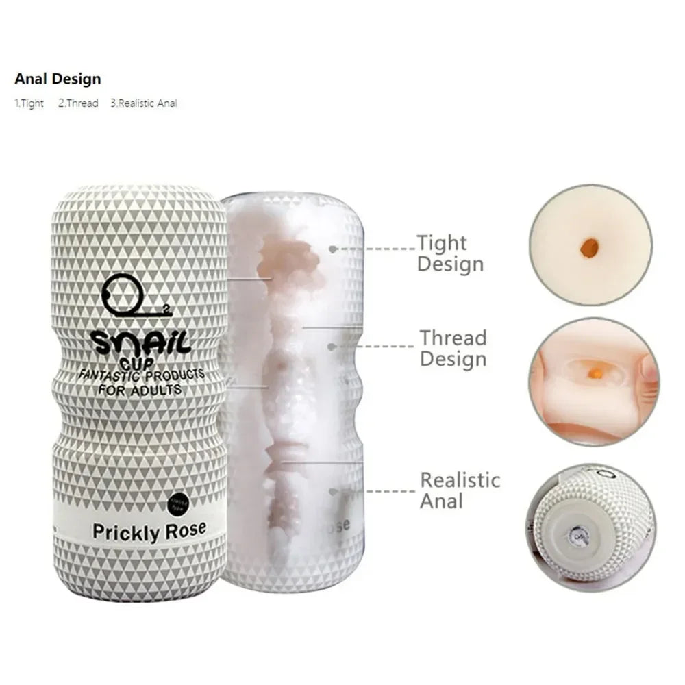 Dual Sensation Masturbator with Travel Case