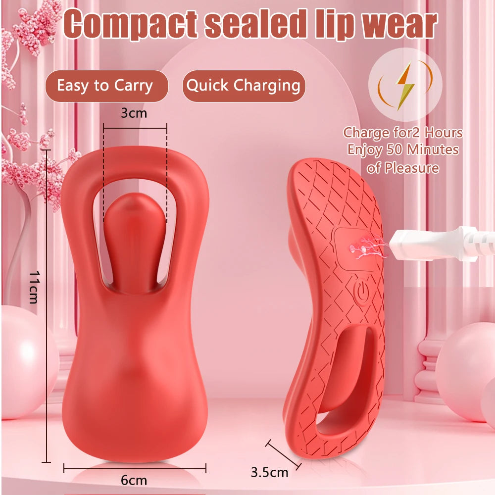 Remote-Control Tongue Teaser Panty Vibe – 9-Mode Clit & G-Spot Pleaser