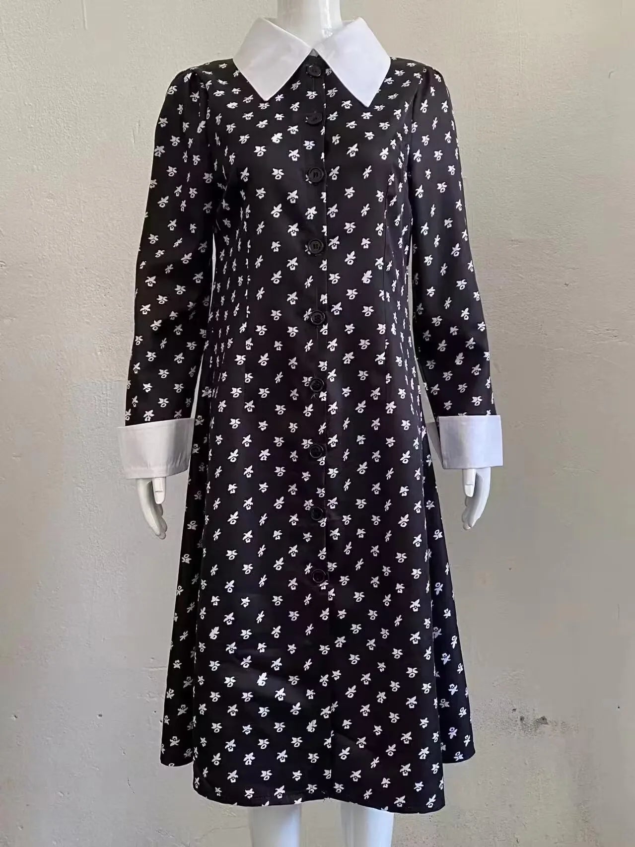 Addams Family Cosplay Costume Set Morticia Gomez Wednesday