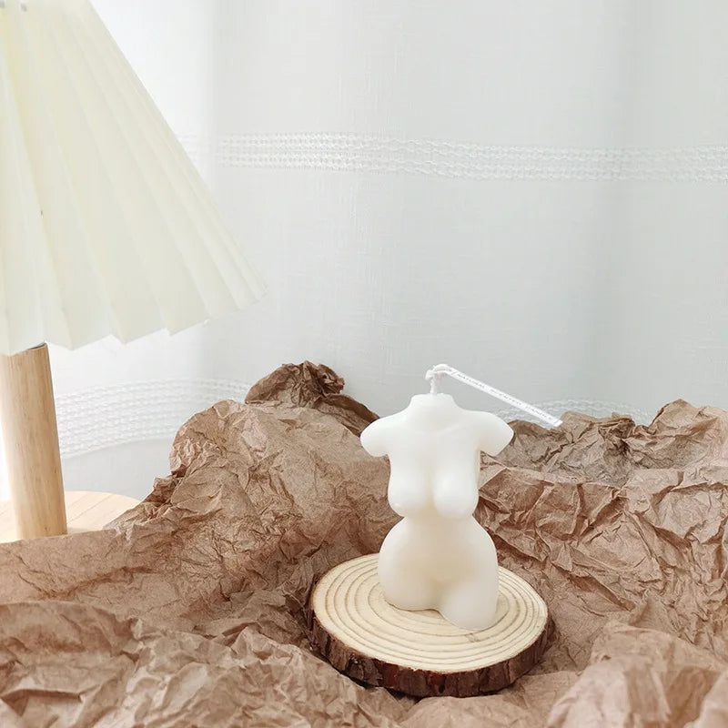 Female Body Scented Candle – Handmade Aromatherapy Decorative Sculpture for Home & Photography