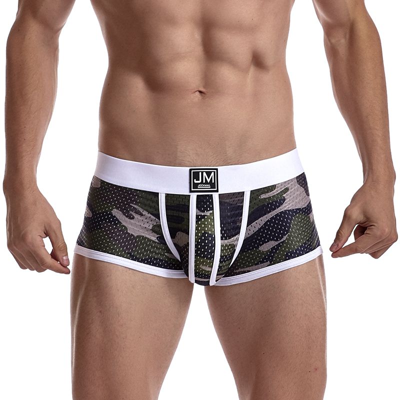 Men’s Breathable Boxer Briefs – 6PCS Camouflage Underwear