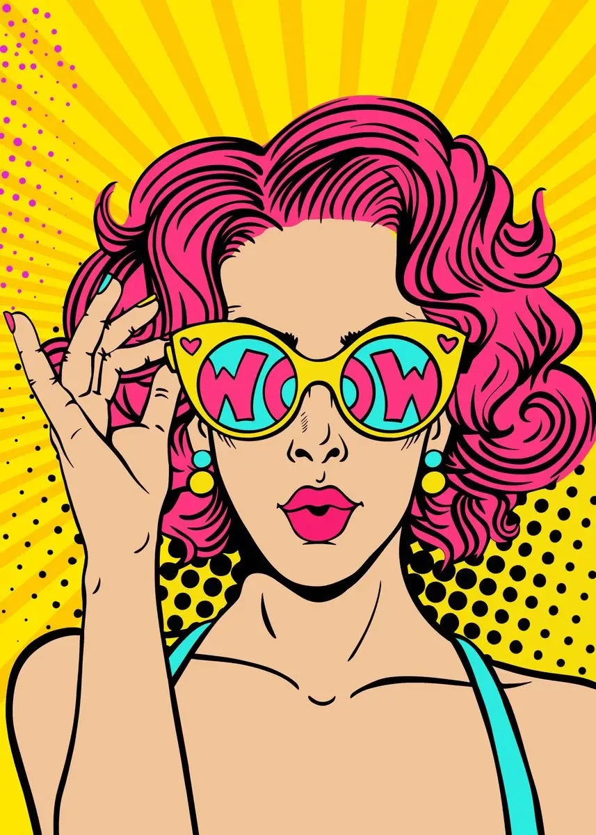 Fiery Femmes – Abstract Pop Art Canvas