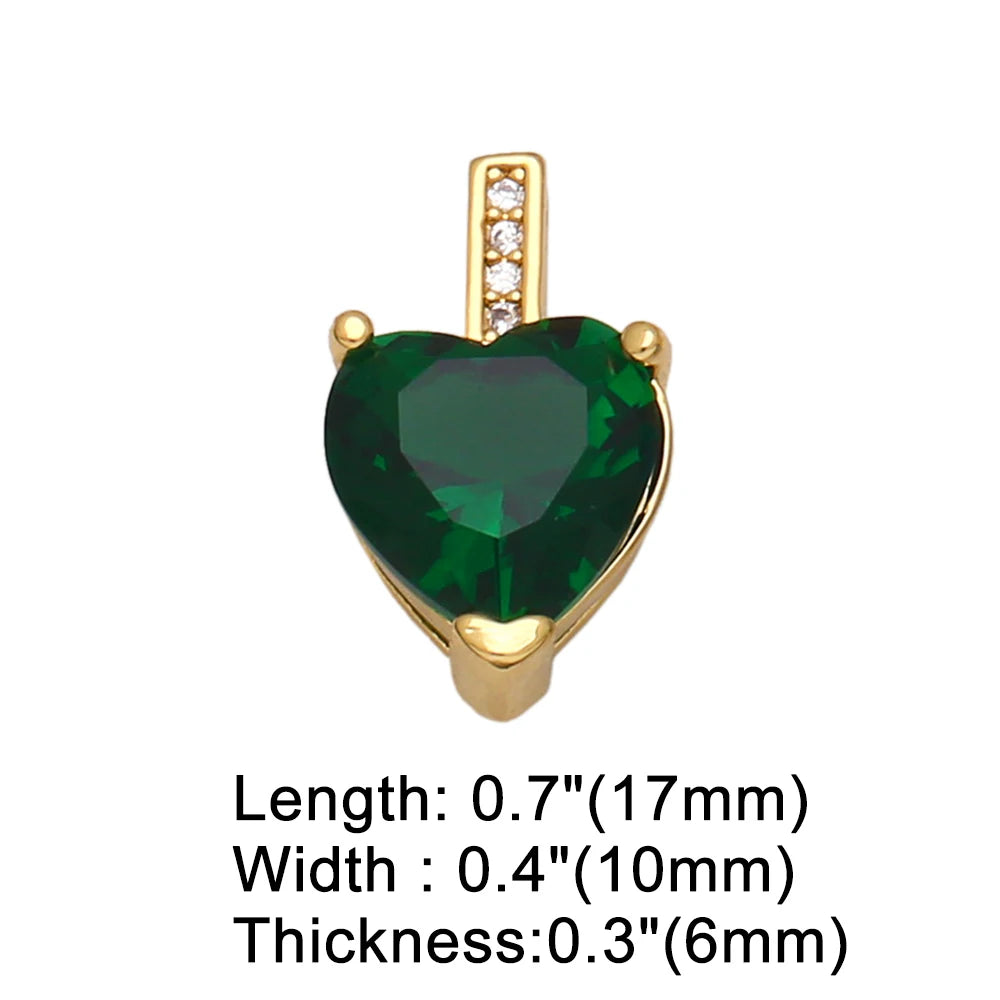 Trendy Crystal Heart Pendant