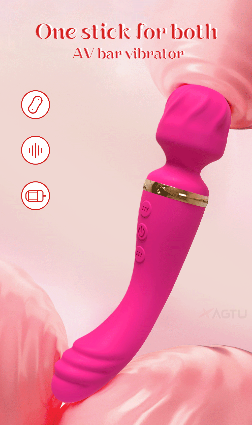 Velvet Pulse Magic Wand – Dual-Action G-Spot & Clitoral Vibrator