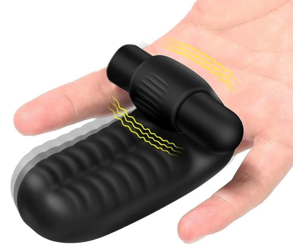 Finger Sleeve Vibrator Finger Vibe G-Spot Teaser – Clitoris & Prostate Pleaser for Her, Him & Them
