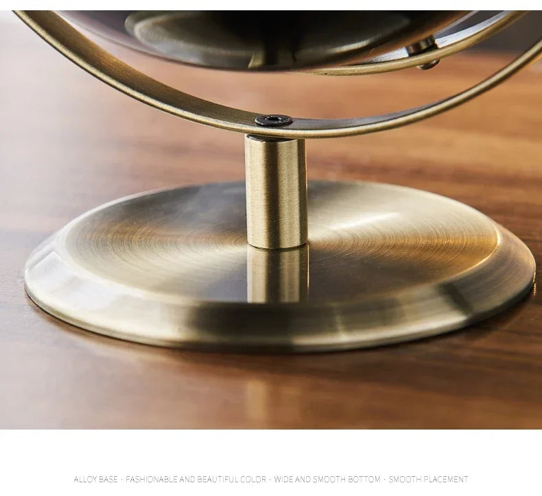 Creative Rotating Metal Globe