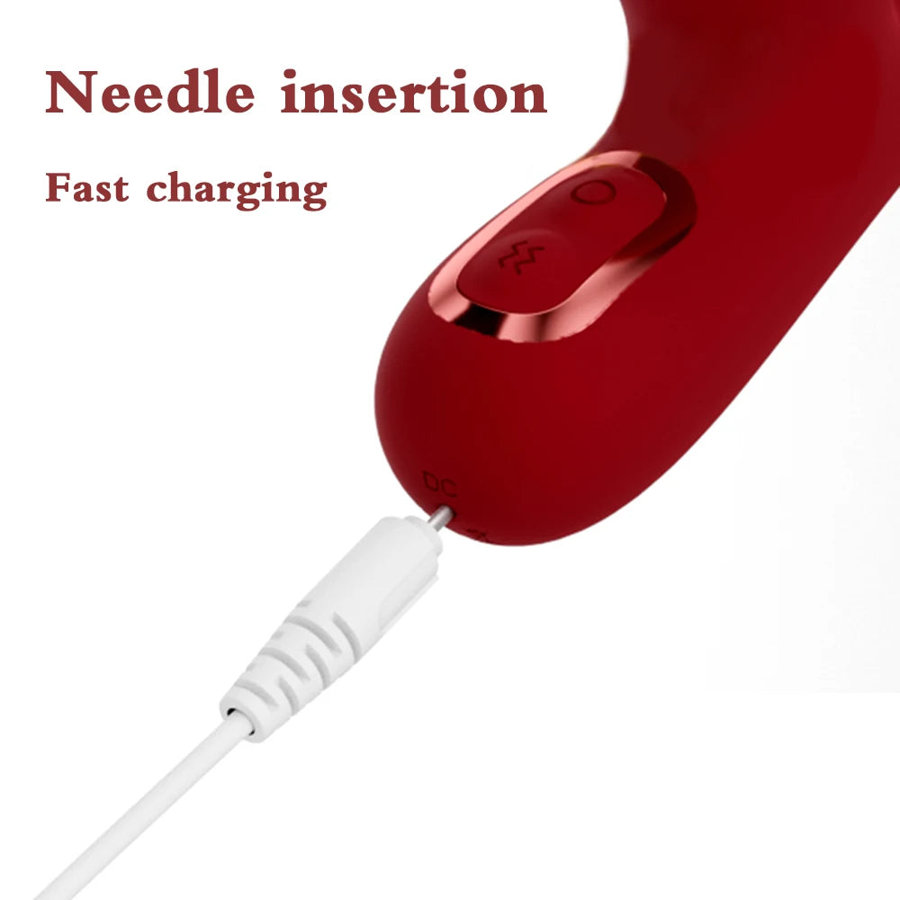 Ultimate Pleasure 3-in-1: Heated G-Spot Vibrator & Clitoral Sucking Stimulator