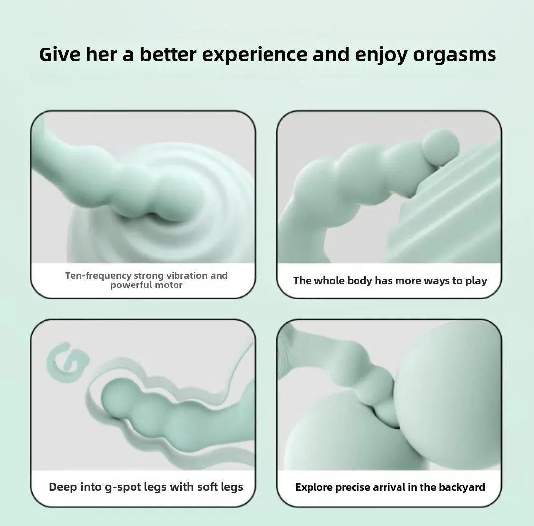 FlexRod – Unisex G-Spot & Prostate Pleasure Wand with Pull Ring & Anal Beads