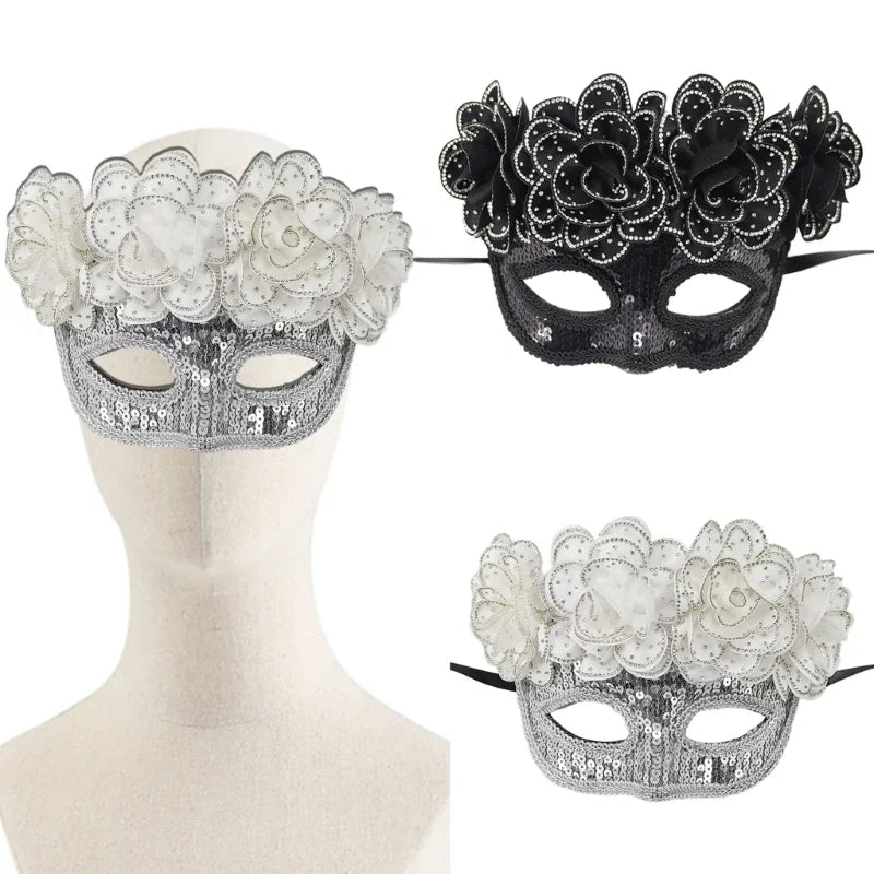 Half Face Mask Mask Halloween Mask Mardi Gras Mask Masquerade Mask Choice
Lace colours Unisex