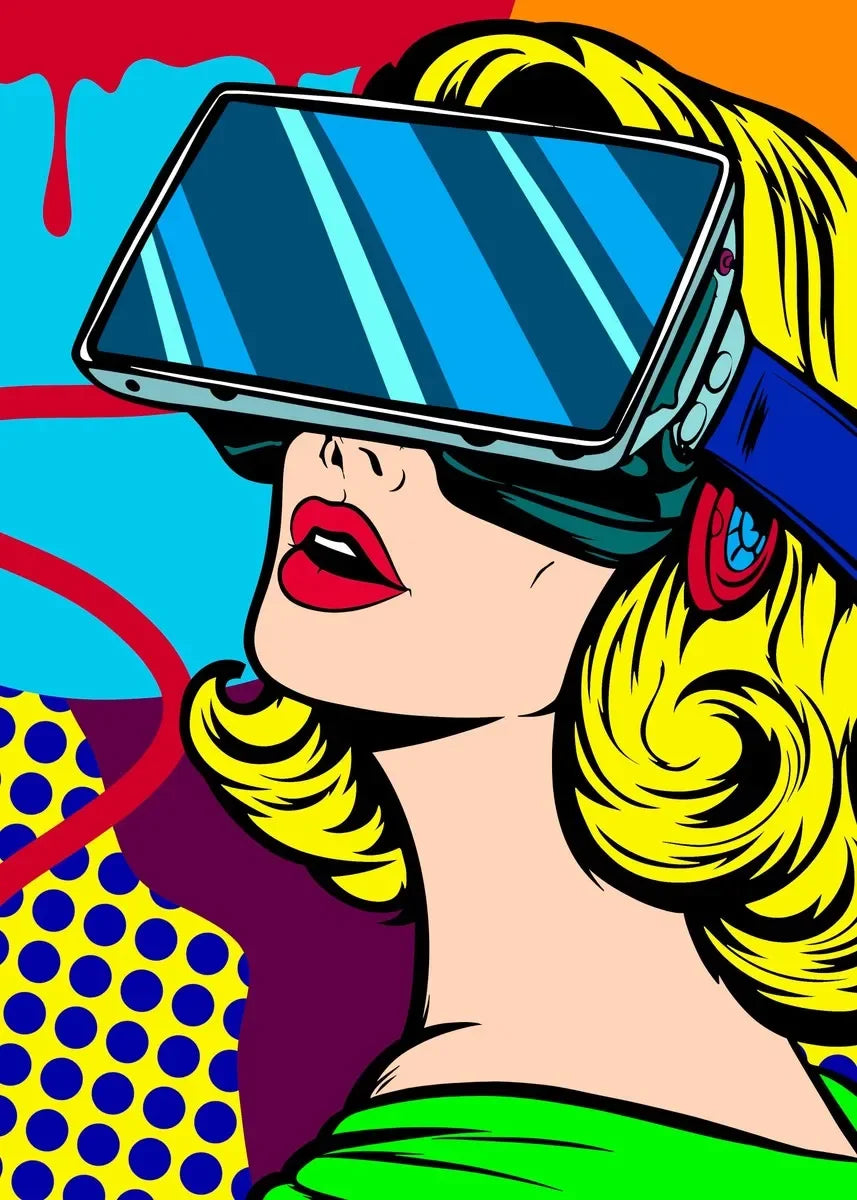 Fiery Femmes – Abstract Pop Art Canvas