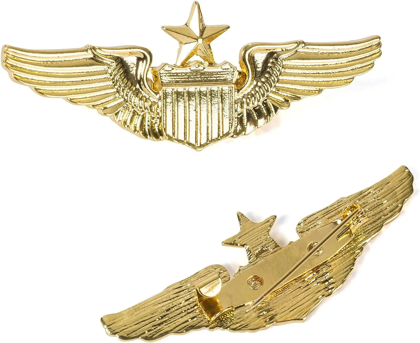 Pilot Costume Accessories Set of 4 – Hat, Badge, Tie & Sunglasses