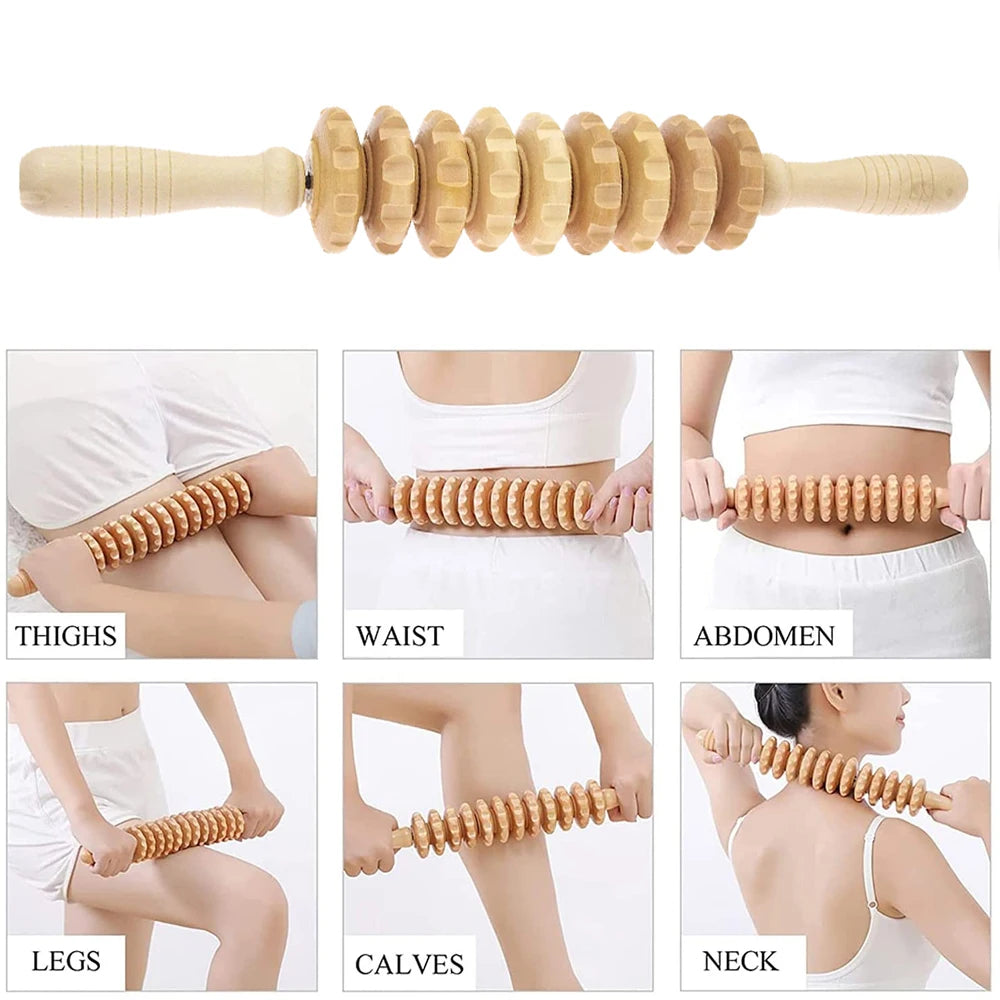 Professional Wood Massage Tools – Waist, Hip & Full Body