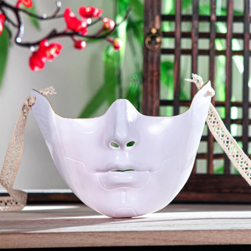 Mystique Masquerade Half-Face Mask – Unisex Costume for Cosplay & Halloween