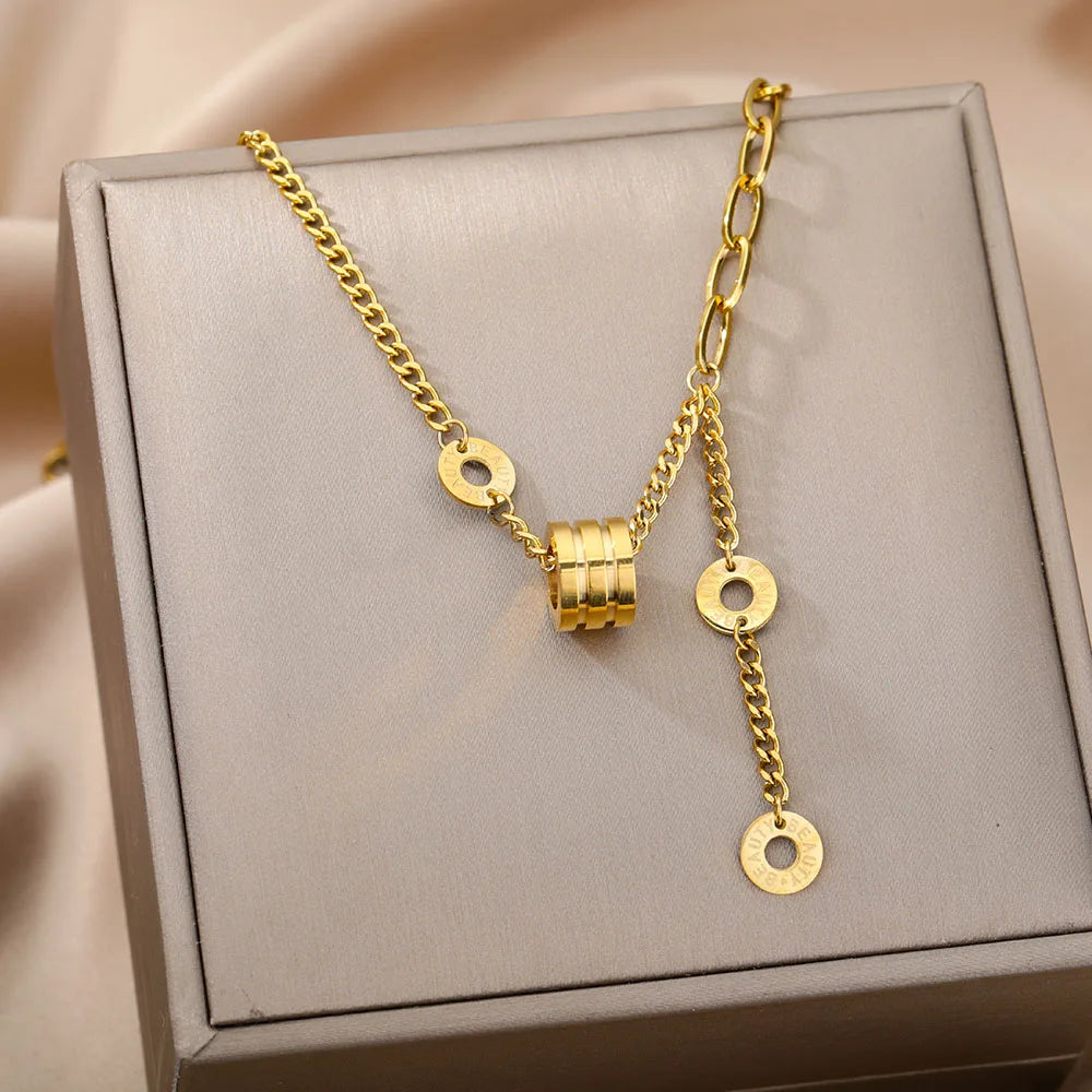 Celestial Charm Multilayer Necklace Set