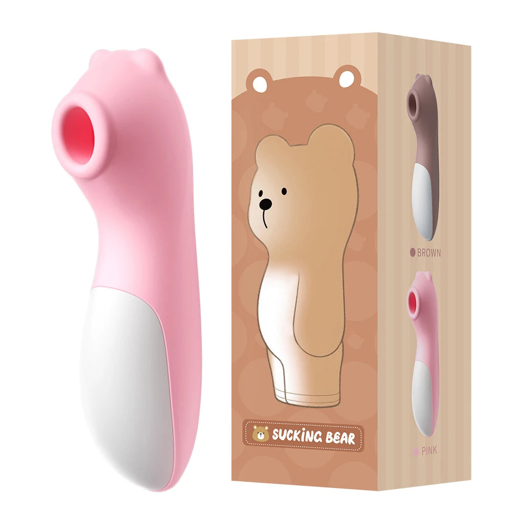 Teddy Bear Clitoral Sucker – Intense Oral Vibration & Nipple Stimulator