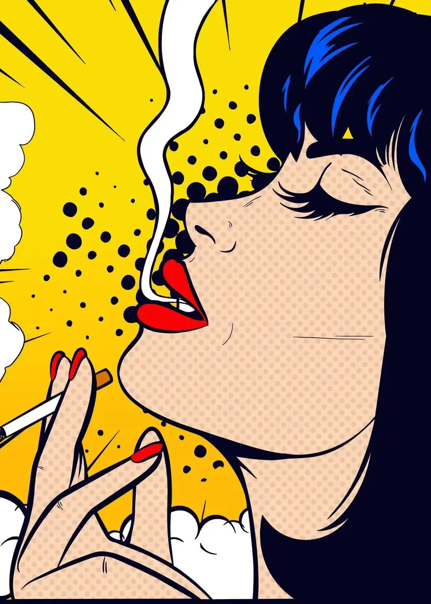 Fiery Femmes – Abstract Pop Art Canvas