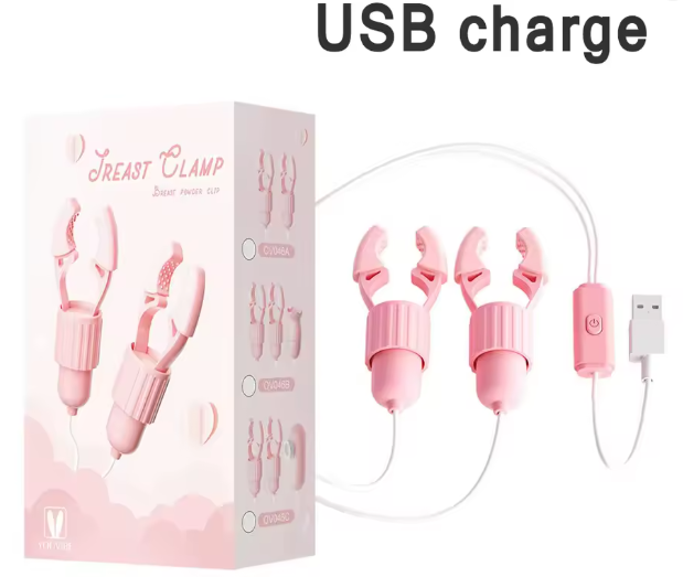 Breast & Clitoris Massager – Vibrating Clamp