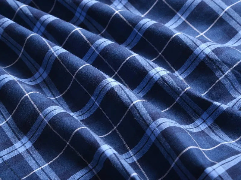 Everyday Comfort – 5PCS Men’s Cotton Plaid Boxers