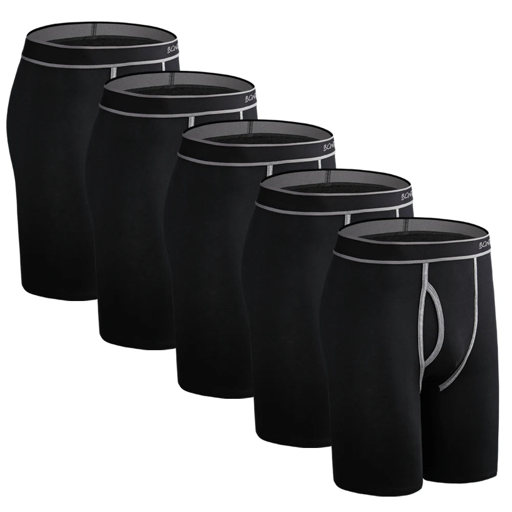 Men’s Boxer Shorts Set – 5PCS Everyday Comfort Fit