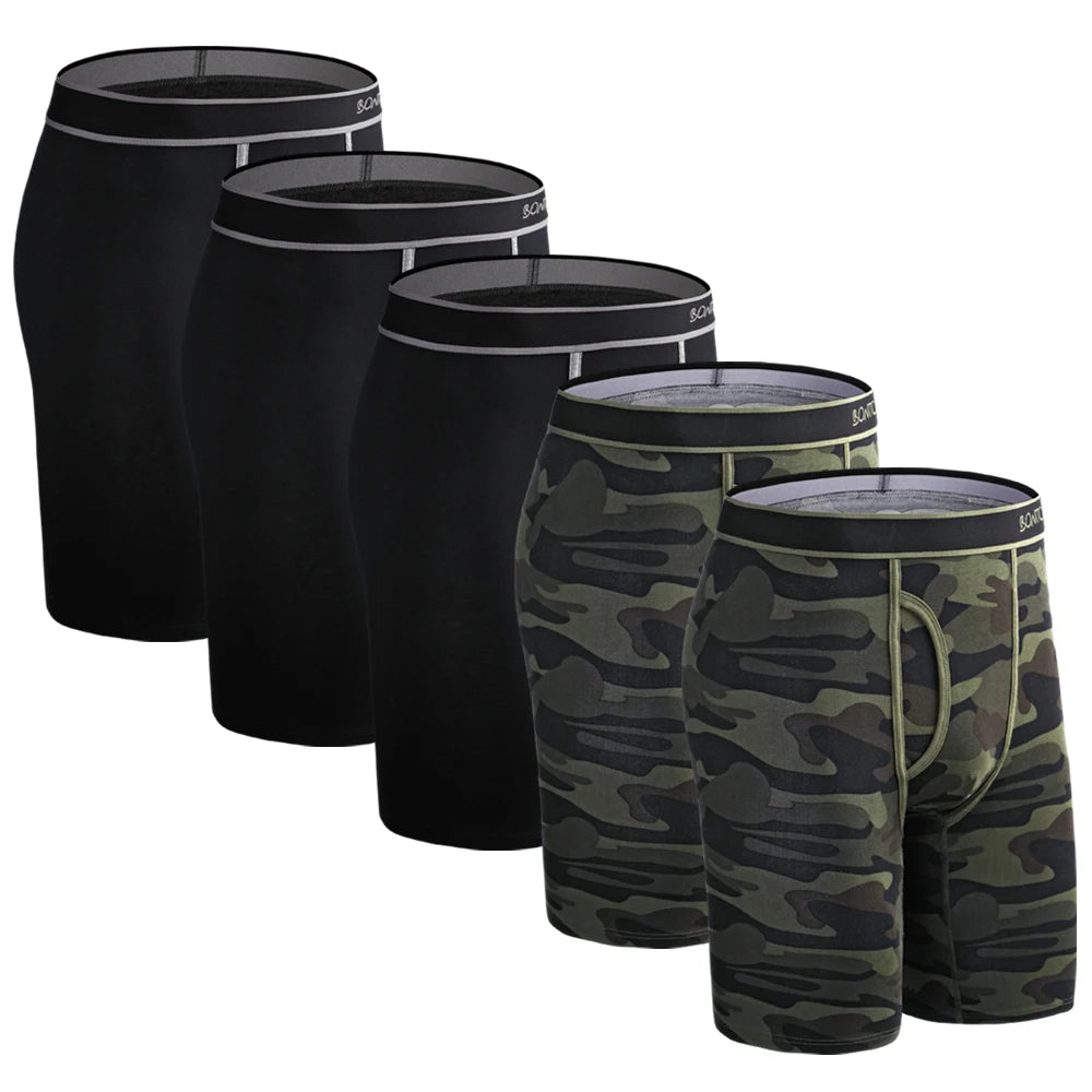 Men’s Boxer Shorts Set – 5PCS Everyday Comfort Fit