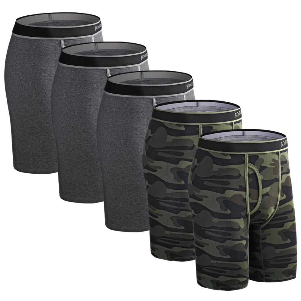 Men’s Boxer Shorts Set – 5PCS Everyday Comfort Fit