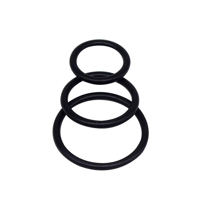 Set – 3 or 4-Piece High-Elastic Cock Ring Kit for Stamina, Support & Lasting Pleasure More Control. Harder Feel. Longer Play.