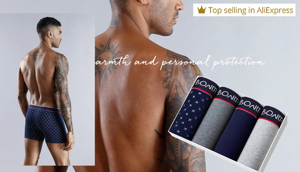 Men’s Boxer Shorts Set – 5PCS Everyday Comfort Fit