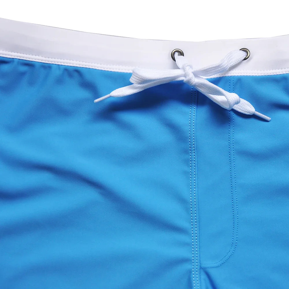 Men’s Low Waist Swim Trunks – Sexy, Stylish Surfing Shorts with Pockets