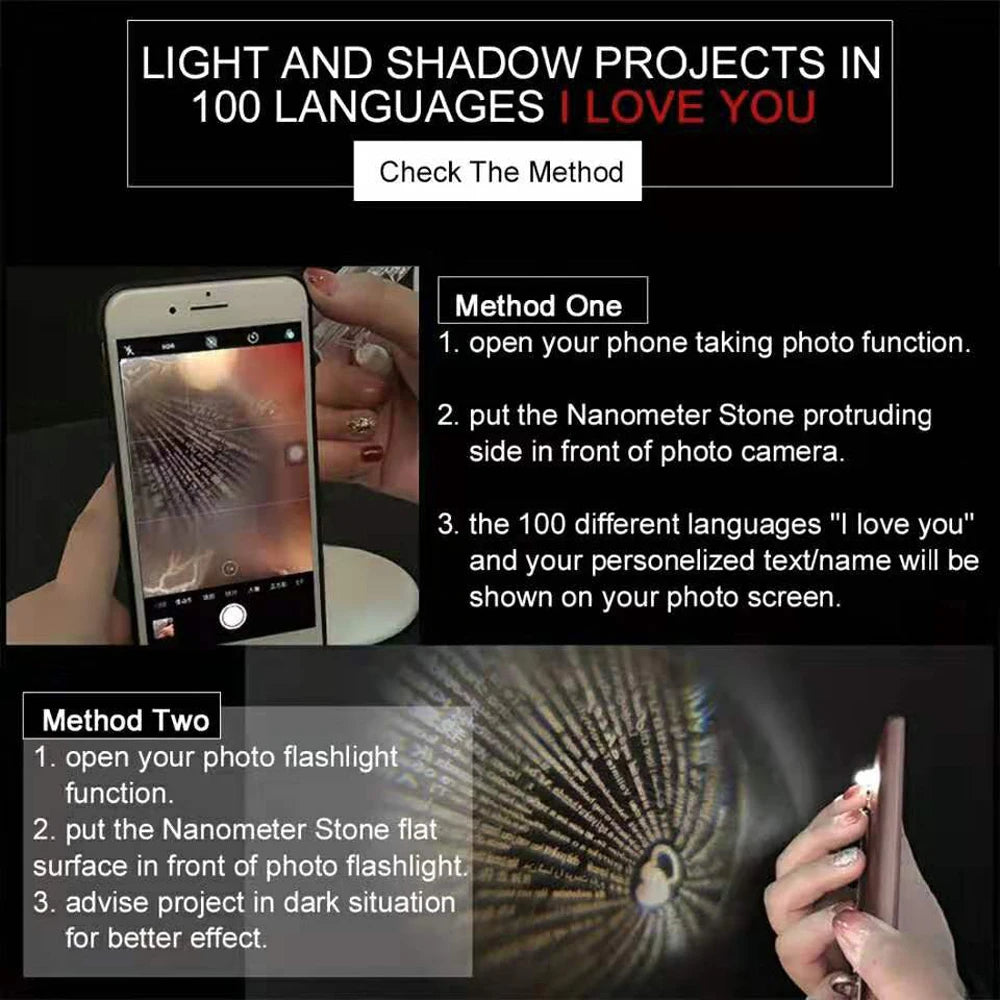 “I Love You in 100 Languages” Heart Necklace