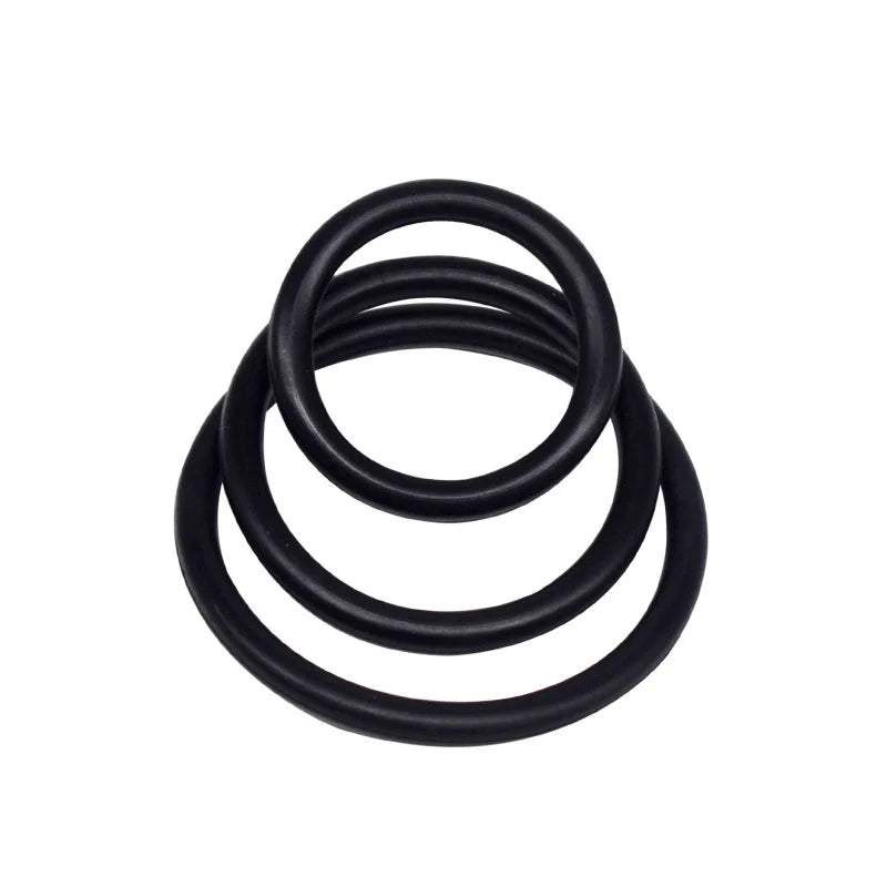 Set – 3 or 4-Piece High-Elastic Cock Ring Kit for Stamina, Support & Lasting Pleasure More Control. Harder Feel. Longer Play.