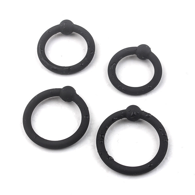Set – 3 or 4-Piece High-Elastic Cock Ring Kit for Stamina, Support & Lasting Pleasure More Control. Harder Feel. Longer Play.