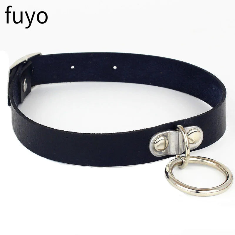 New Spike Choker Necklaces Punk Faux Leather Collar For Women Men Cool Big Rivets Studded Chocker Necklace Goth Style Accessori