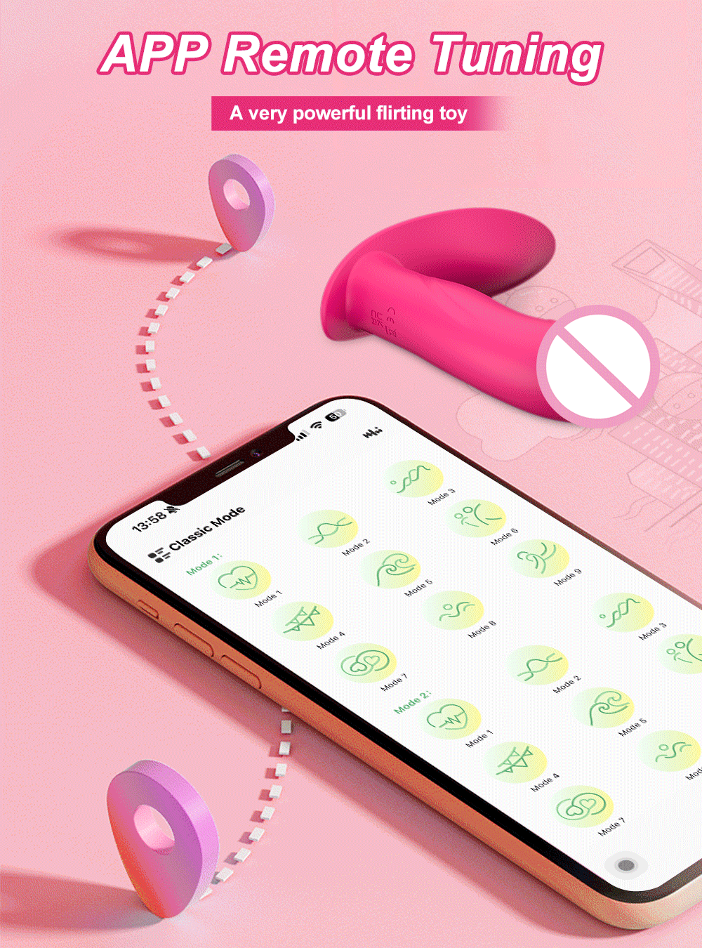 LushVibe – App-Controlled Wearable Vibrator for Clitoral & Vaginal Pleasure