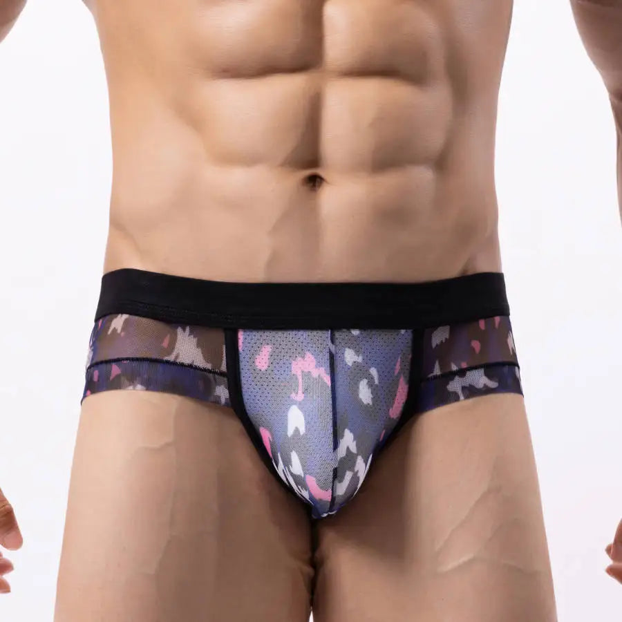 Men’s Breathable Mesh Briefs – Low Waist & Plus Size