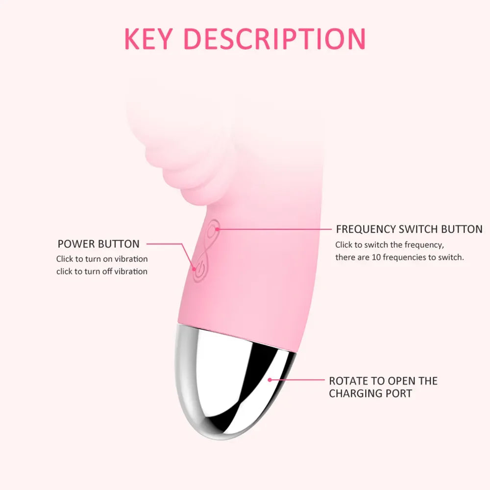 2-in-1 Licking & Suction Vibrator – Powerful G-Spot Dildo Wand and Clitoral Stimulator for Women