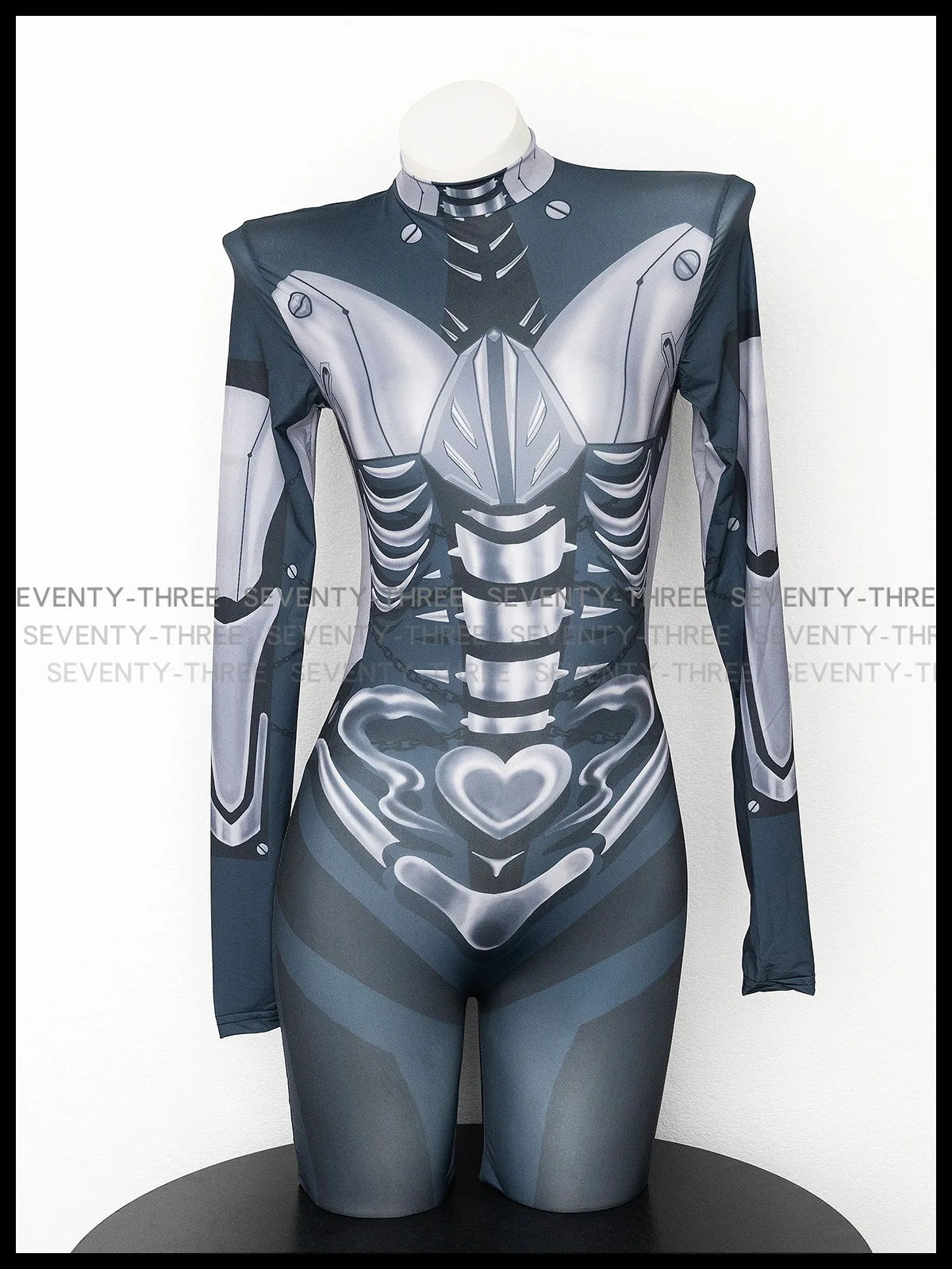 Sexy  Bunny Cosplay Jumpsuit – Mecha-Inspired Leotard & Stocking Bodysuit Set for Women